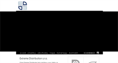 Desktop Screenshot of extremedistribution.cz